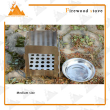 Quadratischen Stil Portable faltbare Outdoor Camping Holzofen